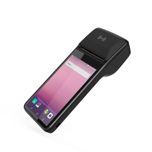 5.0 inch HD IPS Screen Android 11 Portable Ultra-thin POS Terminal with 58mm thermal Printer, Scanner, NFC, Camera and Speaker